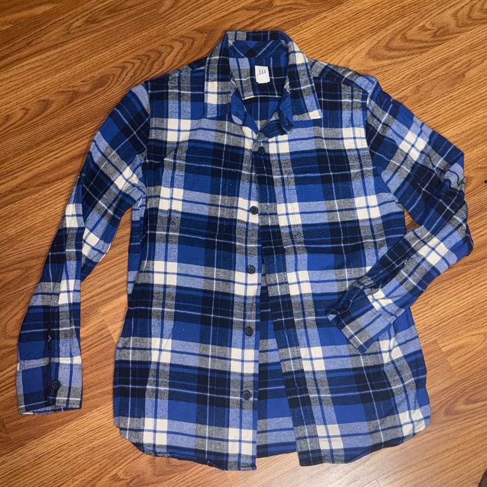 GAP Plaid Casual Shirt size 10